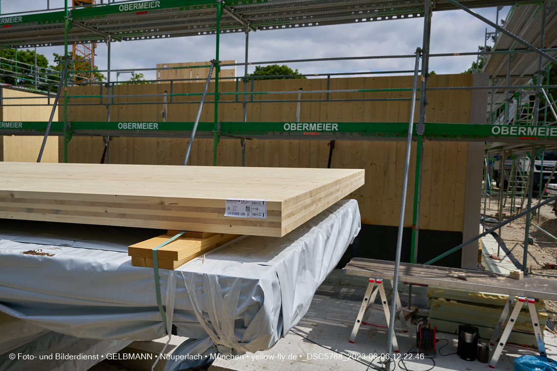 06.06.2023 - Neue Wände für das Haus für Kinder in Neuperlach in München